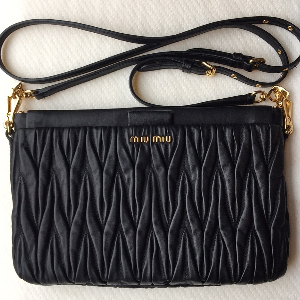 Miu Miu Crossbody/Clutch Leather Bag